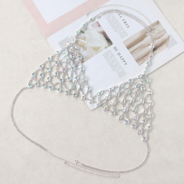 rhinestone body chain